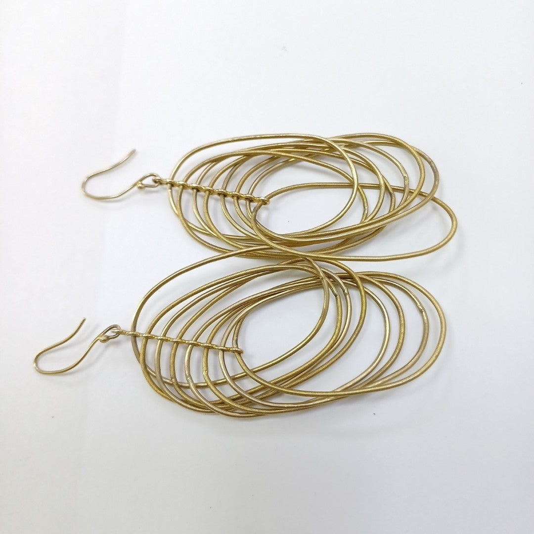 ARETES PAR ORO 14 K 22,20 GRMS (SEMINUEVO)