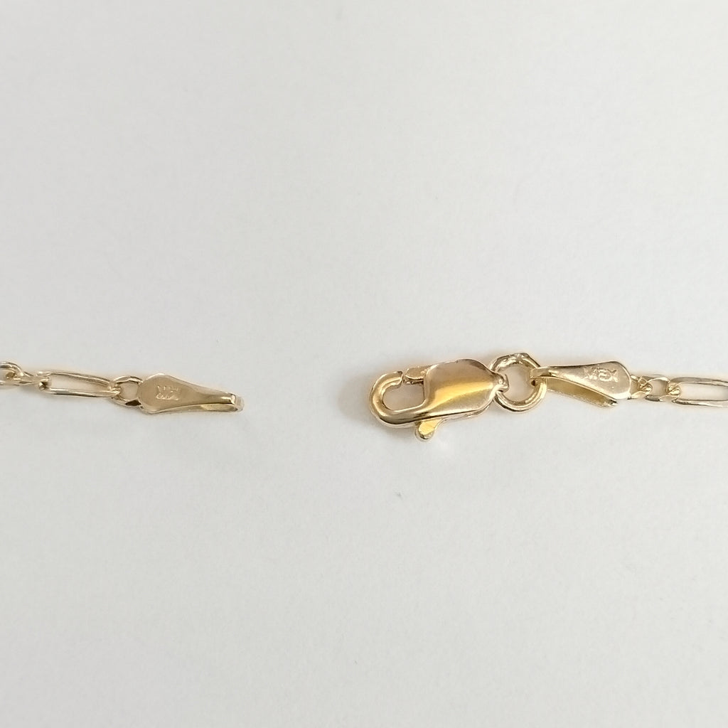 CADENAS 3X1 ORO 14K 55 CM 3.9 GR (NUEVO)