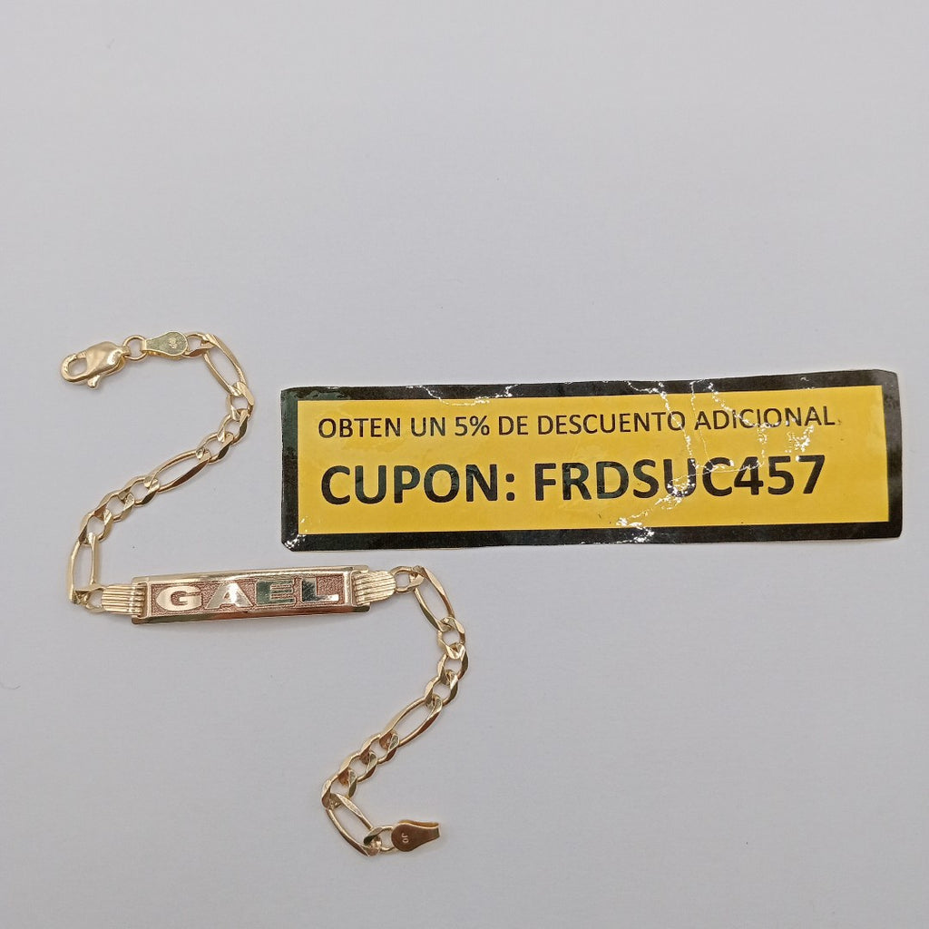 ESCLAVA ORO 10 K 3.7 GRMS (SEMINUEVO)