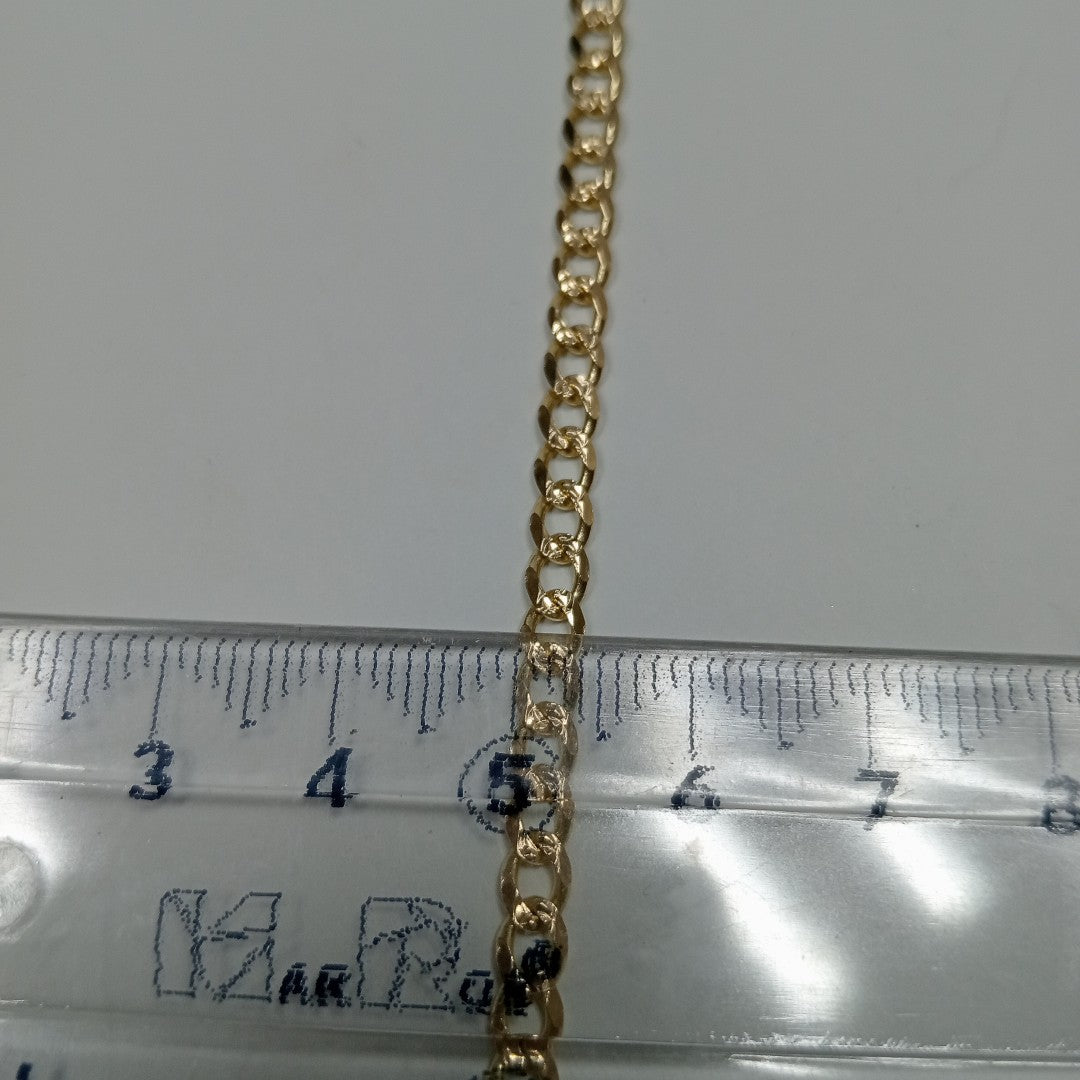 CADENAS BARBADA ORO 14K 55 CM 13 GR (NUEVO)