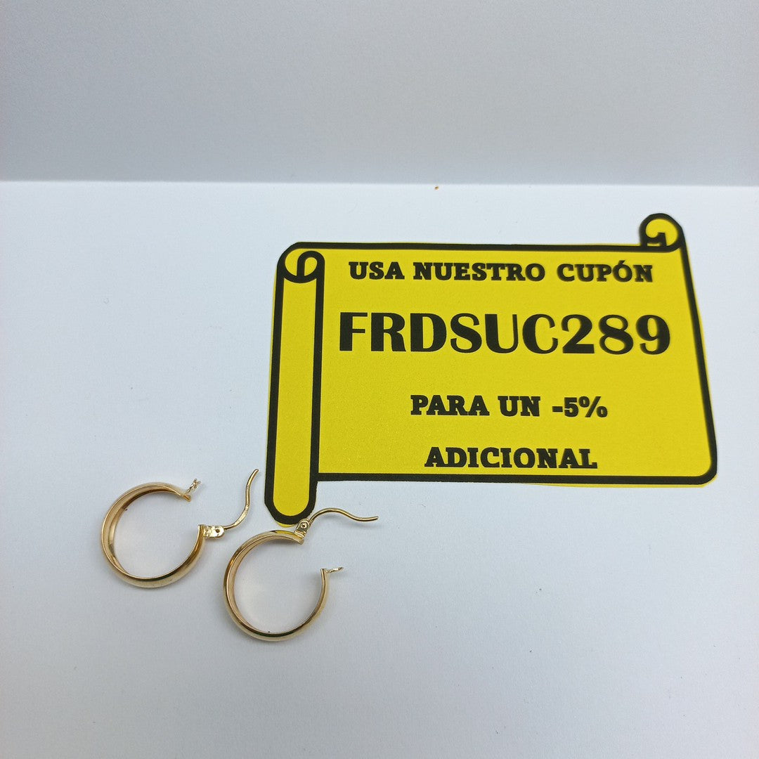 ARETES ARRACADAS ORO 10K 2.3 GR (NUEVO)