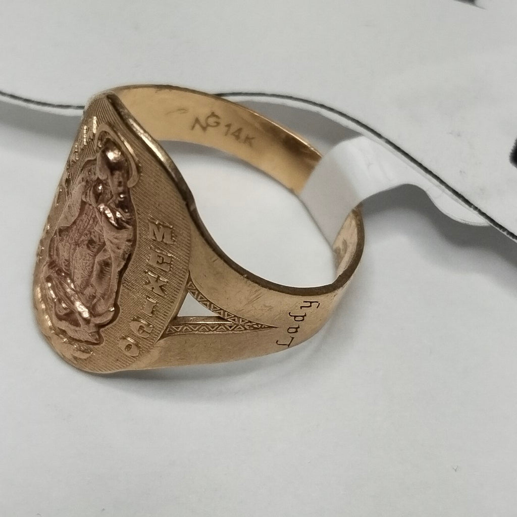 ANILLO ORO 14 K 4.3 GRMS (SEMINUEVO)