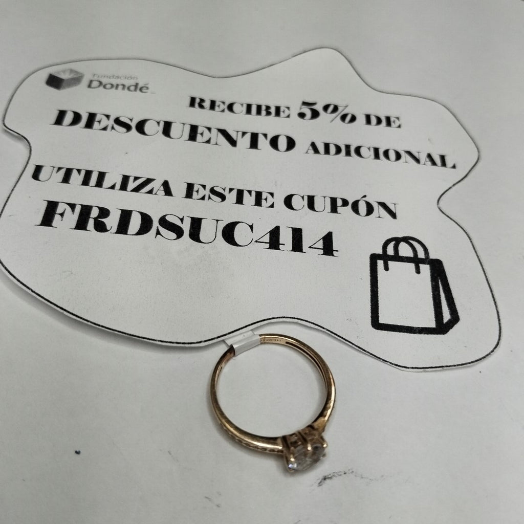 ANILLO ORO 14 K 2 GRMS (SEMINUEVO)