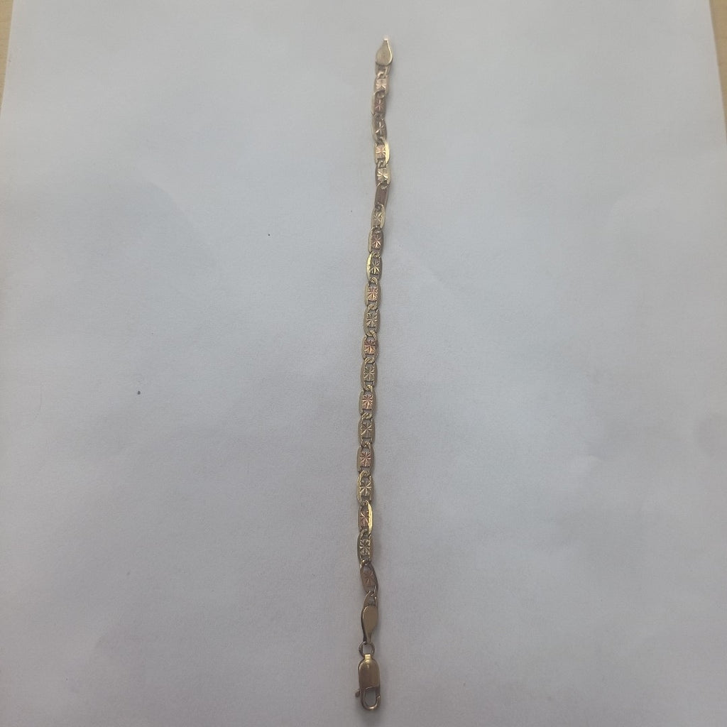 PULSERA ORO, ORO COMBINADO 14 K 5.4 GRMS (SEMINUEVO)