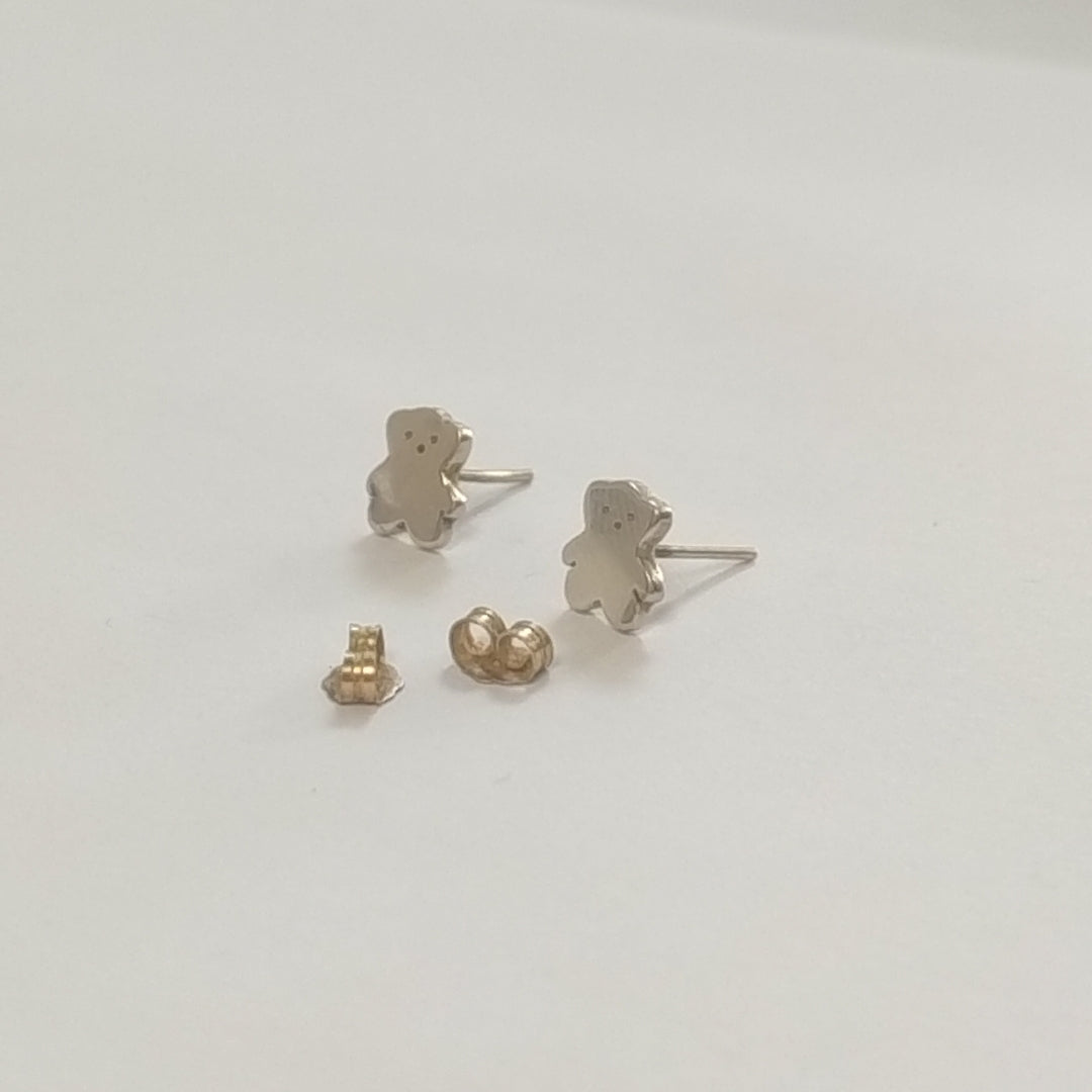 BROQUELES PAR ORO 14 K 1,50 GRMS (SEMINUEVO)