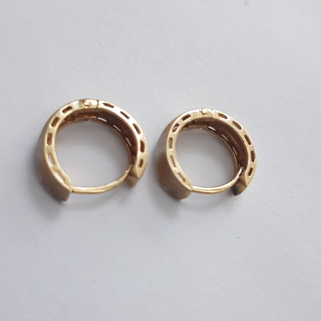 ARRACADAS PAR ORO 14 K 1,60 GRMS (SEMINUEVO)