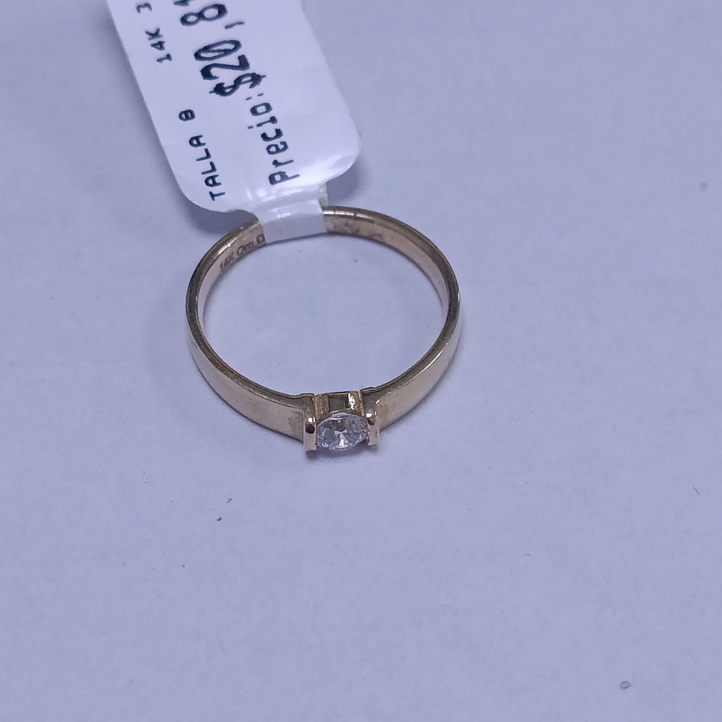 SOLITARIOS ORO 14K 3.1 (NUEVO)