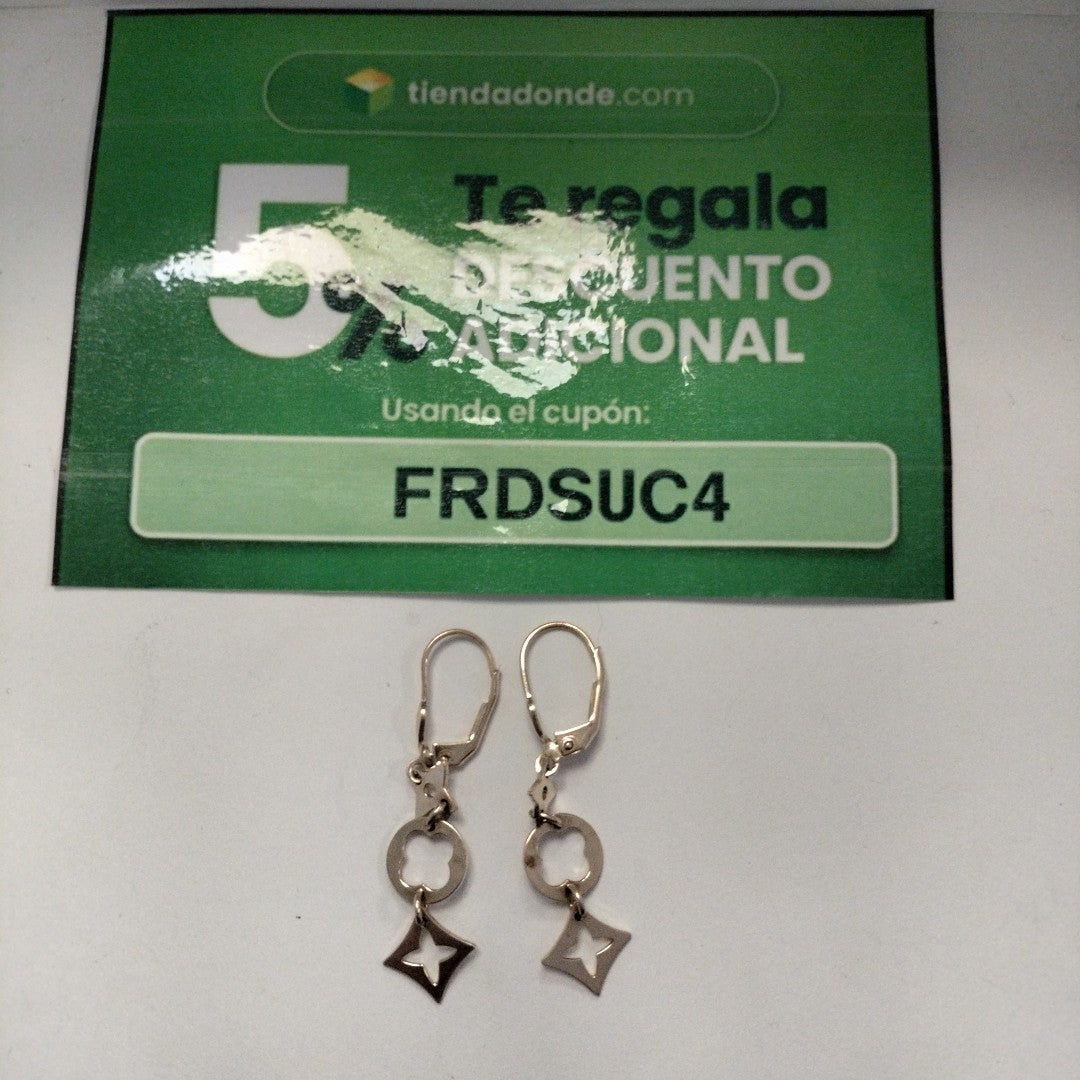 ARETES PAR ORO 14 K 3.1 GRMS (SEMINUEVO)