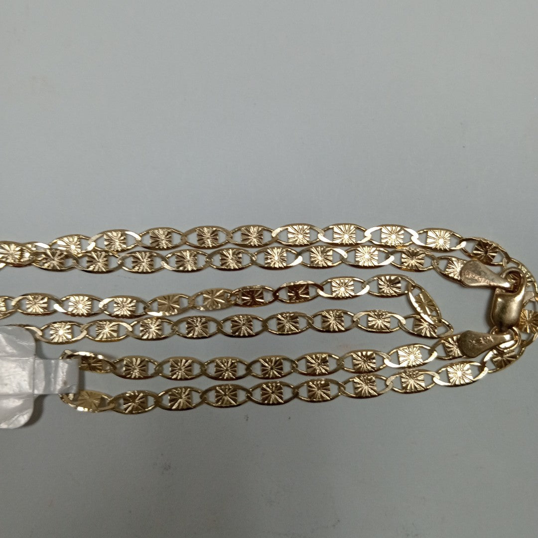 CADENAS GUCHI ORO 14K 55 CM 7 GR (NUEVO)