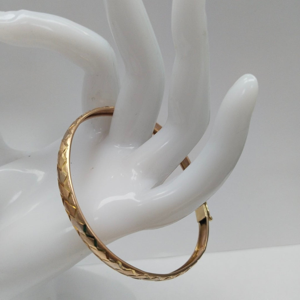 PULSERA RIGIDA ORO 14 K 6,40 GRMS (SEMINUEVO)