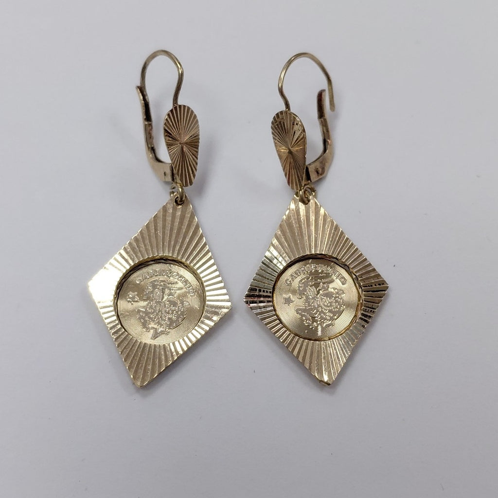ARETES PAR ORO 10 K 3,20 GRMS (SEMINUEVO)
