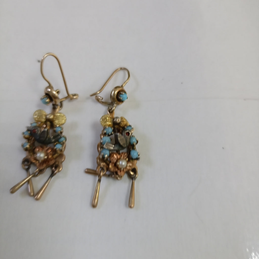 ARETES PAR ORO 12 K 5.2 GRMS (SEMINUEVO)