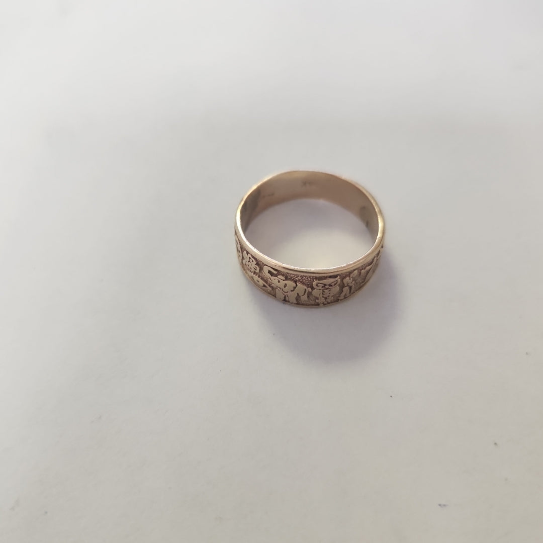 ARGOLLA DE LA SUERTE ORO 14 K 3,70 GRMS (SEMINUEVO)