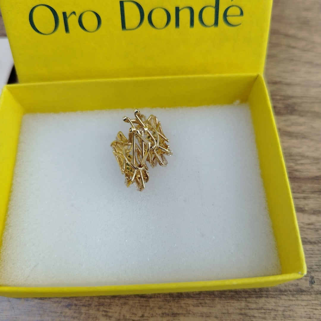 ARETES PAR ORO 14 K 5.1 GRMS (SEMINUEVO)