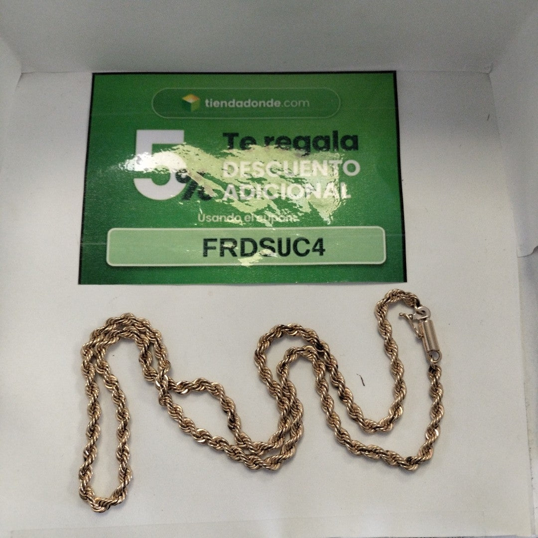 CADENA ORO 14 K 33.5 GRMS (SEMINUEVO)