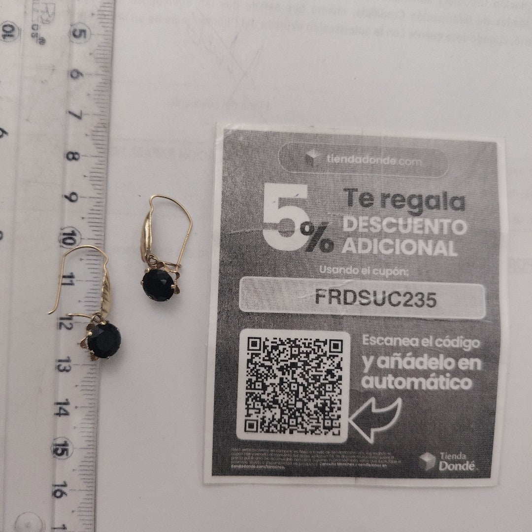 ARETES PAR ORO 10 K 2 GRMS (SEMINUEVO)