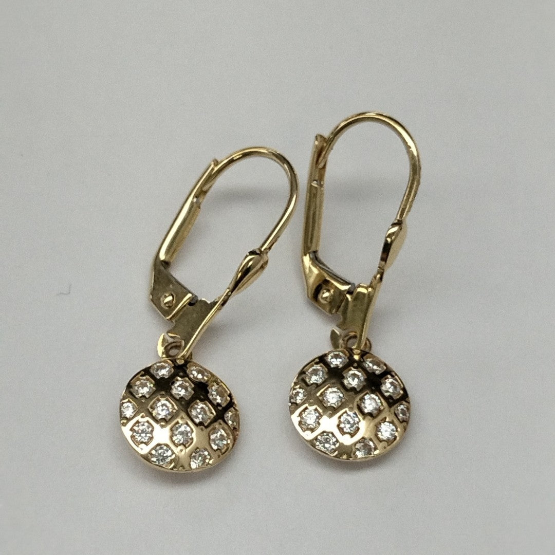 BROQUELES ORO 14K 2.5 (NUEVO)