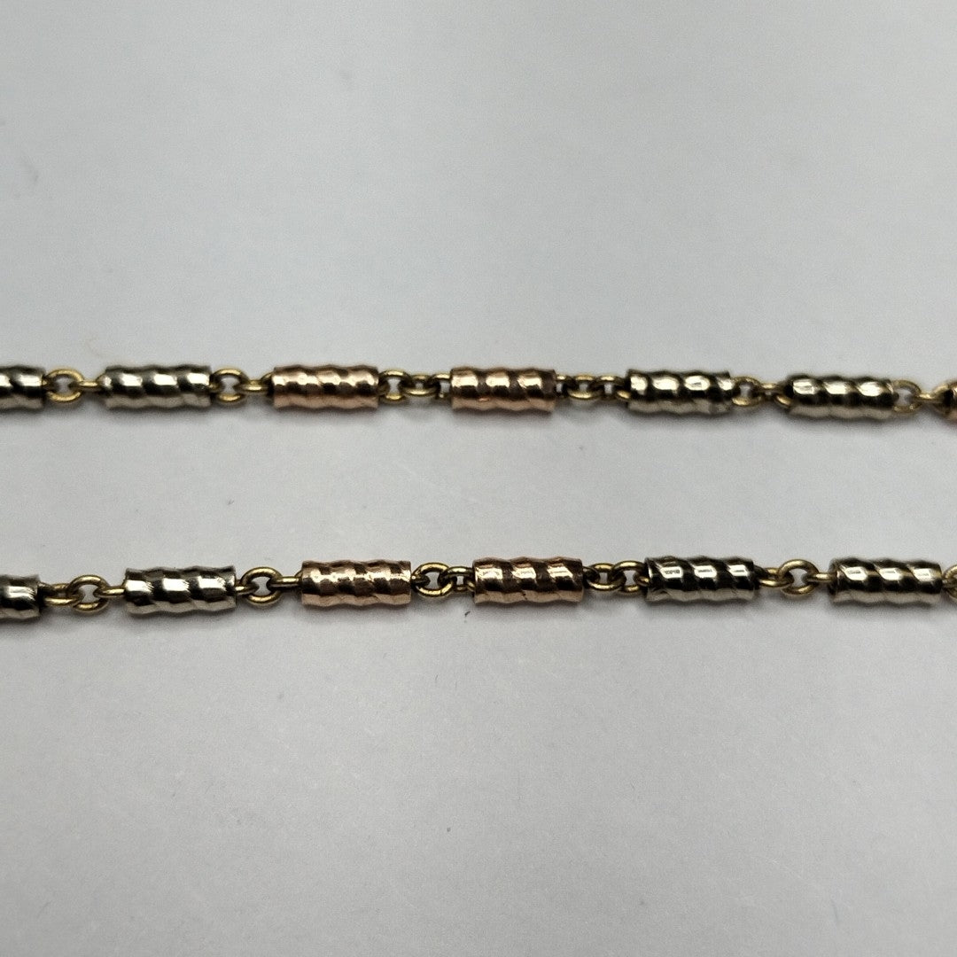 CADENA ORO, ORO COMBINADO 14 K 6.5 GRMS (SEMINUEVO)