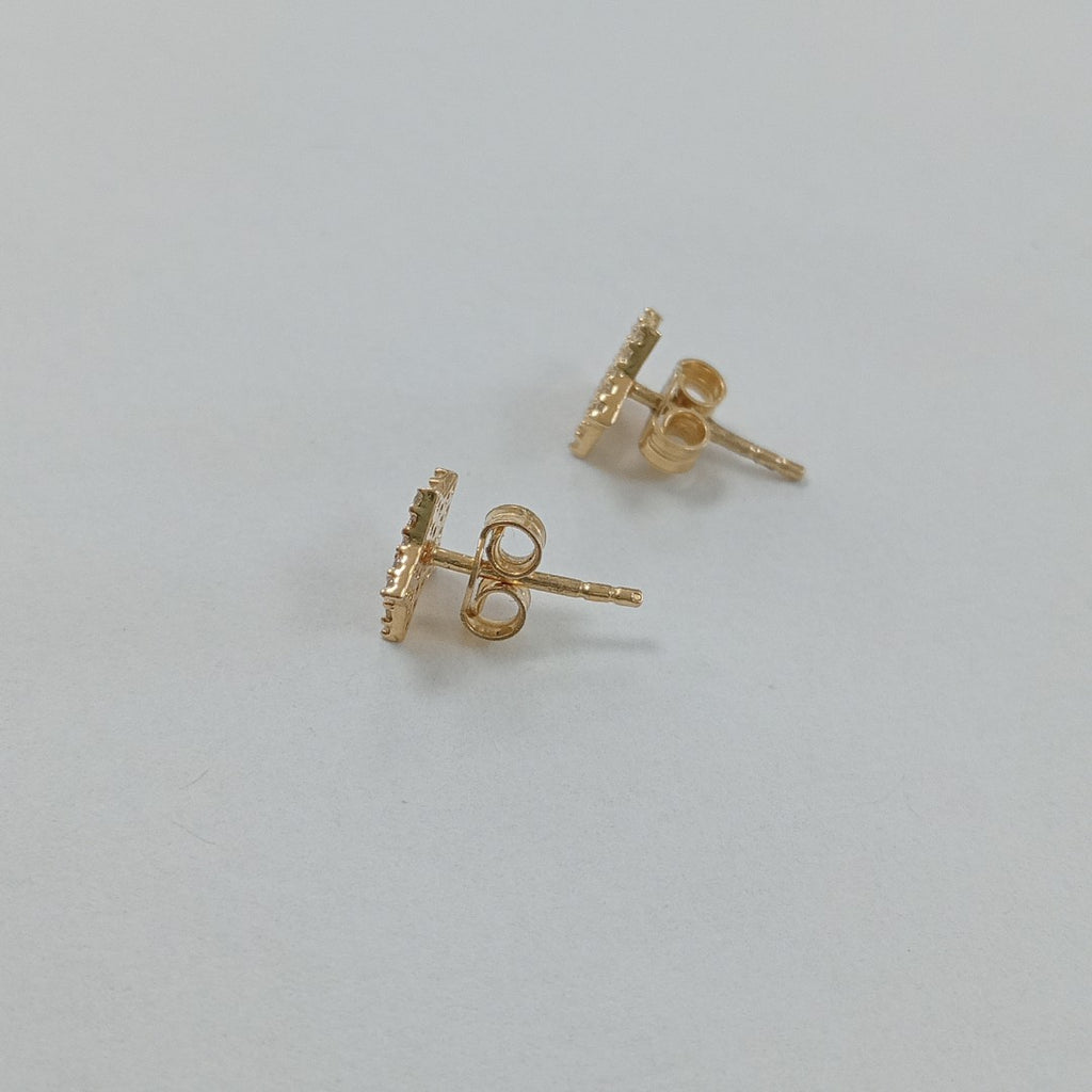 BROQUELES ORO 14K 1.2 (NUEVO)