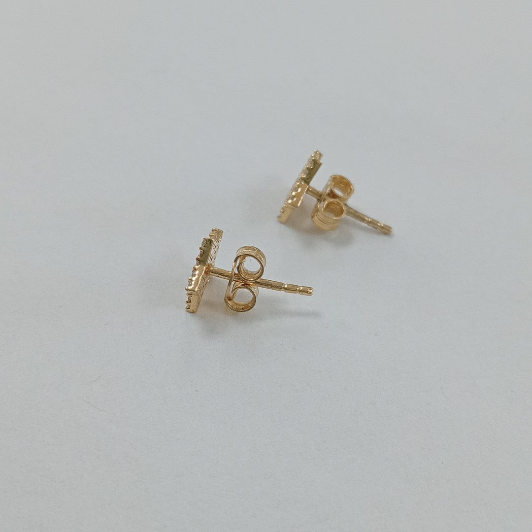 BROQUELES ORO 14K 1.2 (NUEVO)