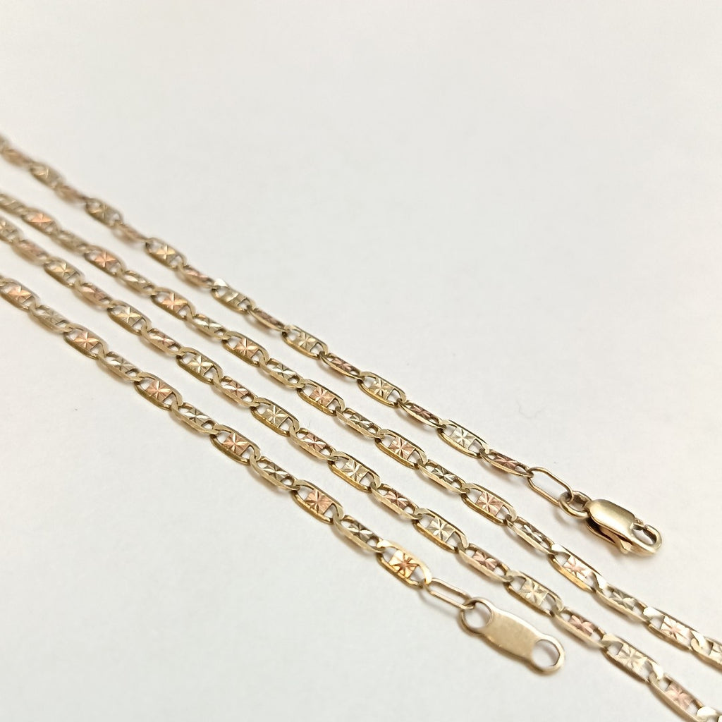CADENA ORO COMBINADO 10 K 2.9 GRMS (SEMINUEVO)