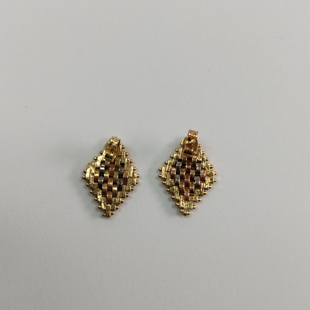 ARETES PAR ORO 14 K 3.3 GRMS (SEMINUEVO)