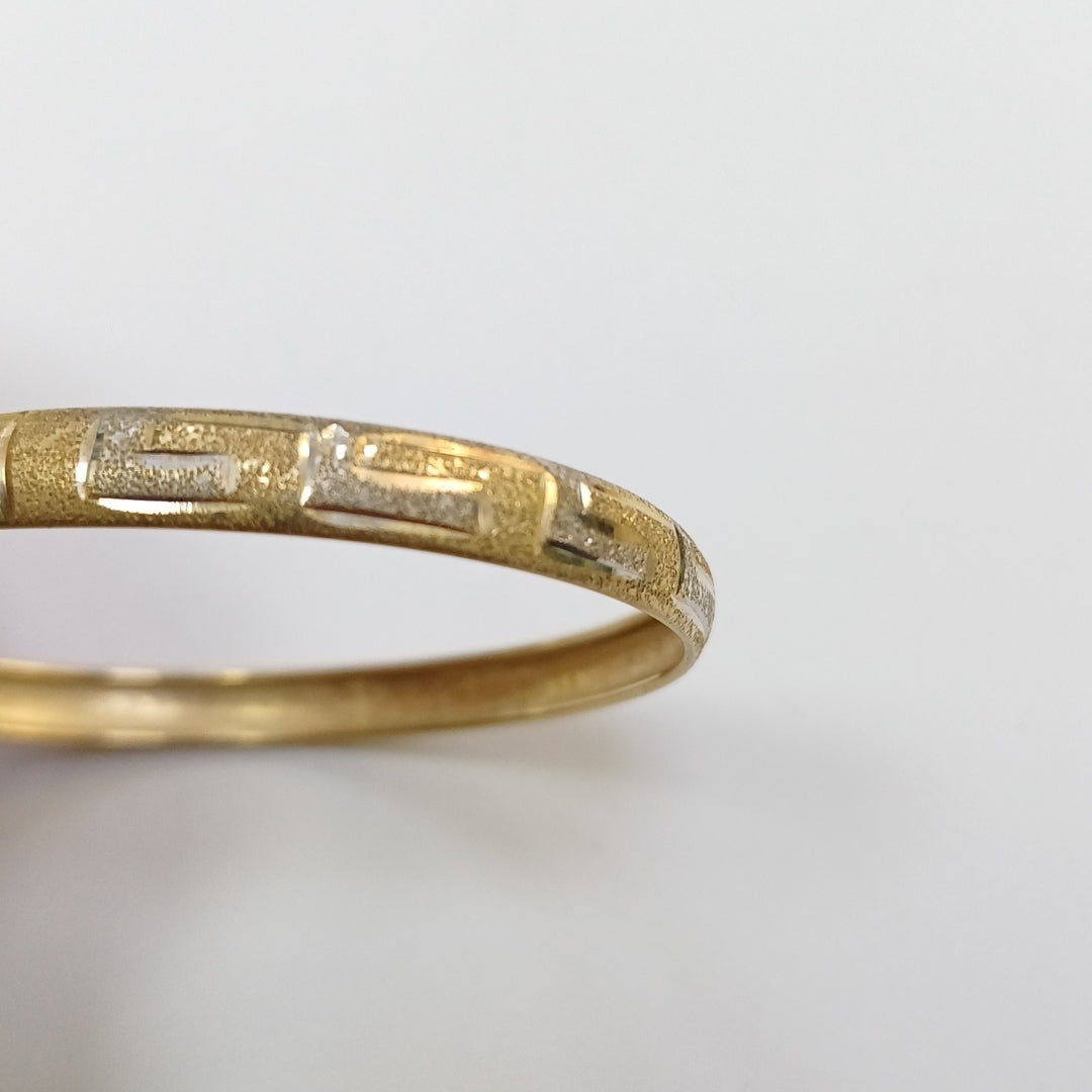 PULSERA RIGIDA ORO 14 K 4.9 GRMS (SEMINUEVO)