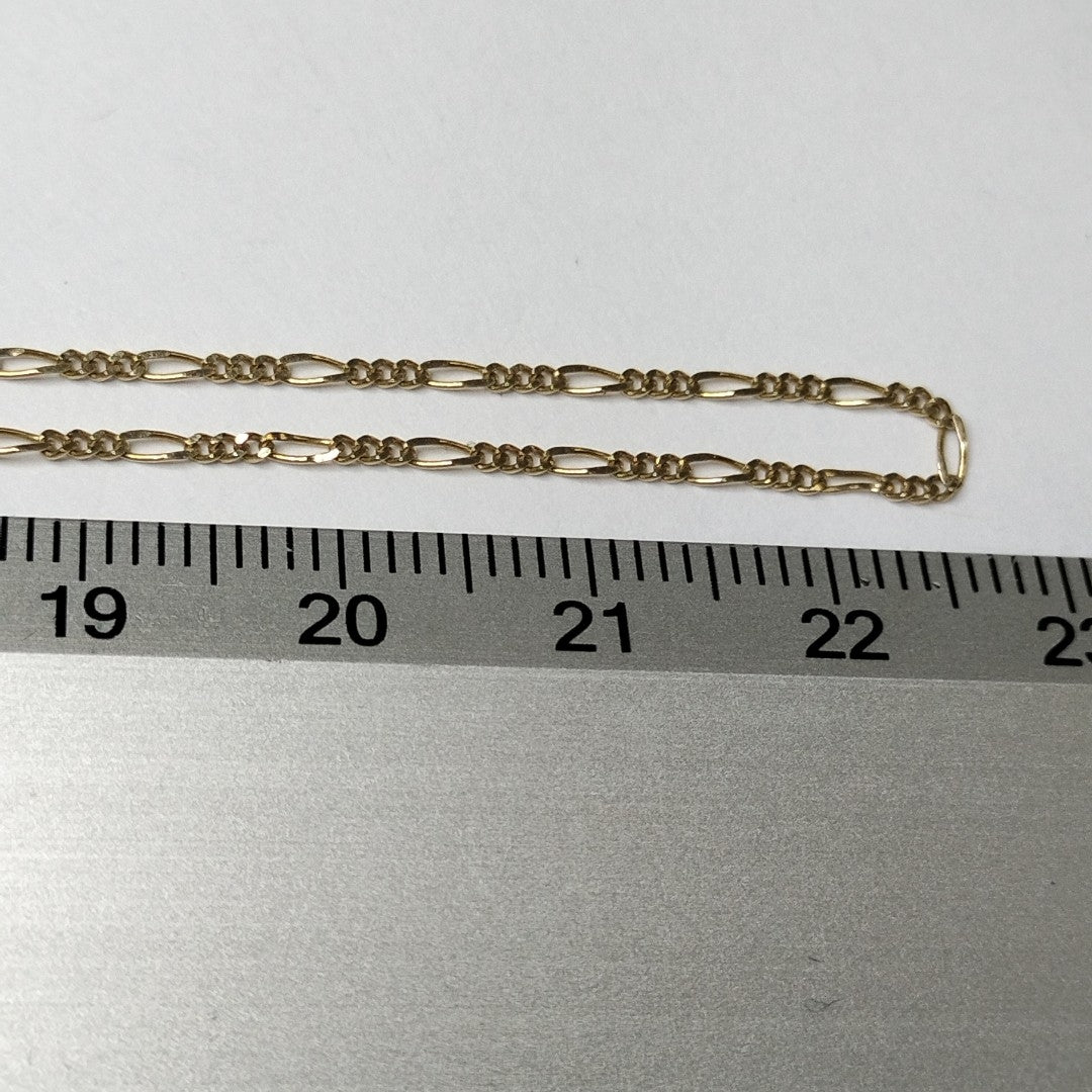 CADENA, MEDALLA RELIGIOSA ORO 14 K 3.1 GRMS (SEMINUEVO)