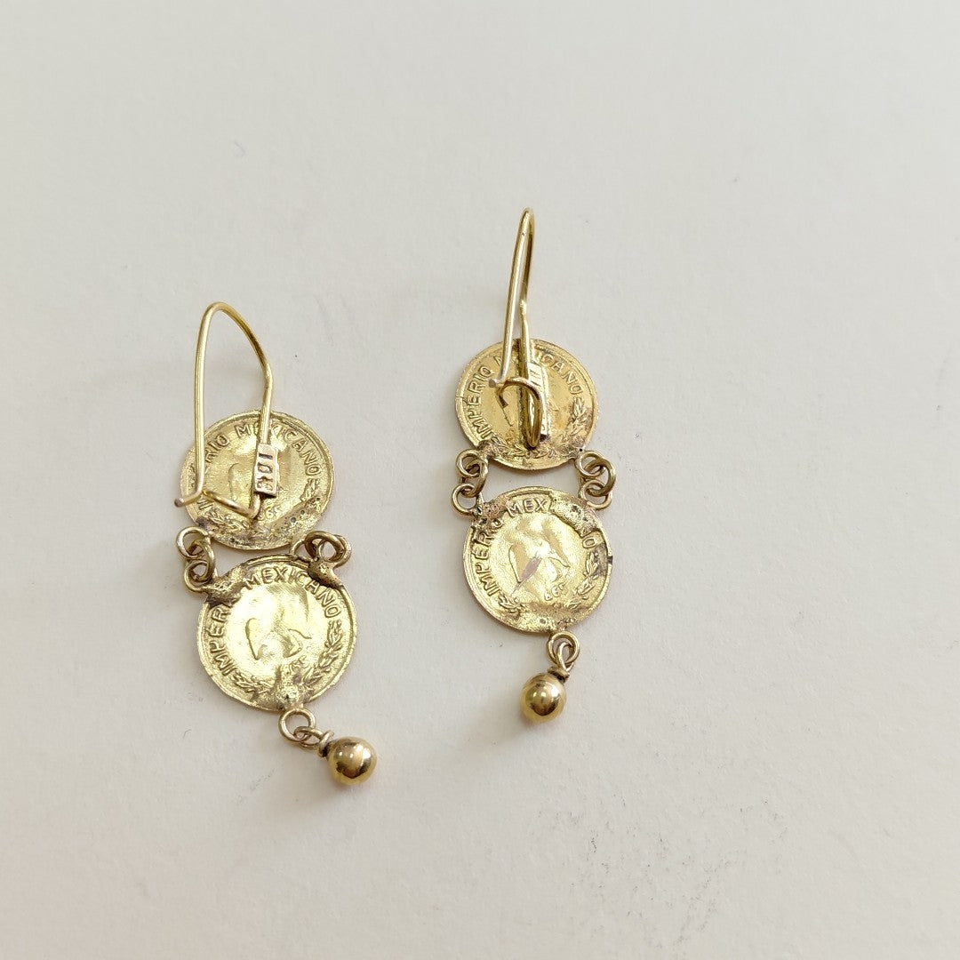 ARETES PAR ORO 10 K 2,00 GRMS (SEMINUEVO)
