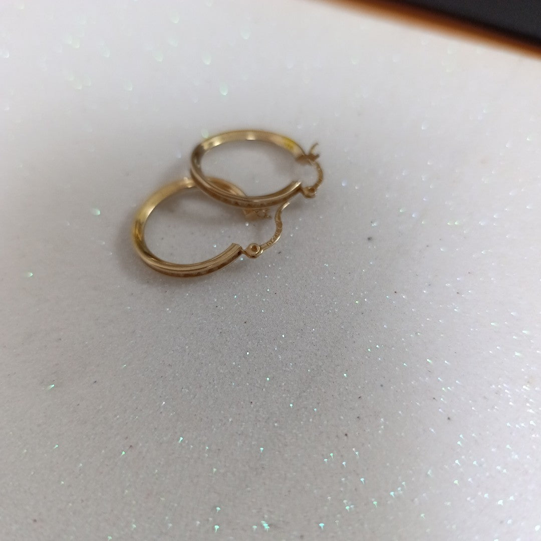 ARRACADAS PAR ORO 14 K 3 GRMS (SEMINUEVO)