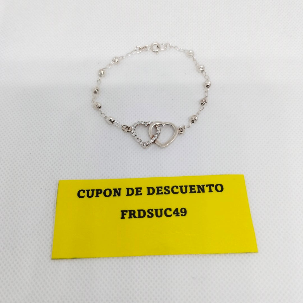 PULSERA TEJIDO TEJIDO ESPECIAL PLATA .925 18 CM 4.1 GR (NUEVO)
