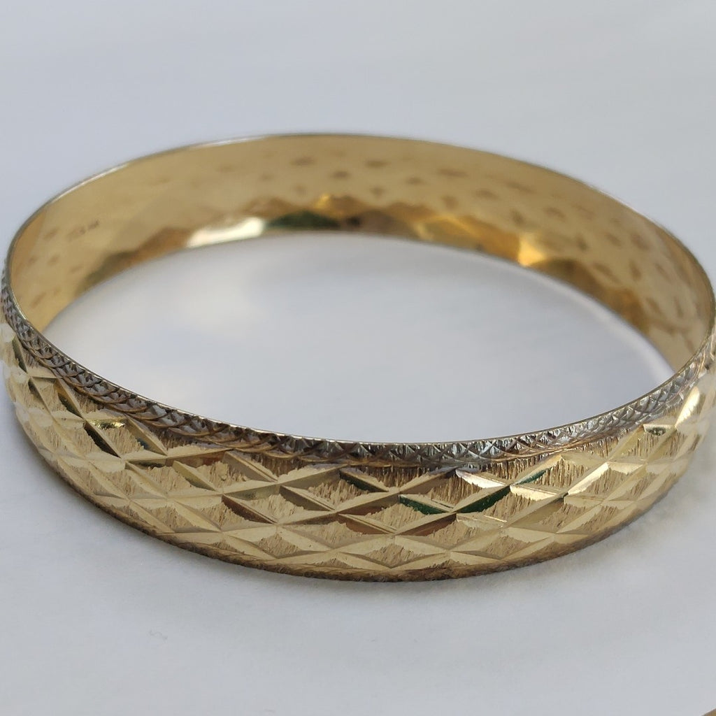 PULSERA RIGIDA ORO 14 K 18.3 GRMS (SEMINUEVO)