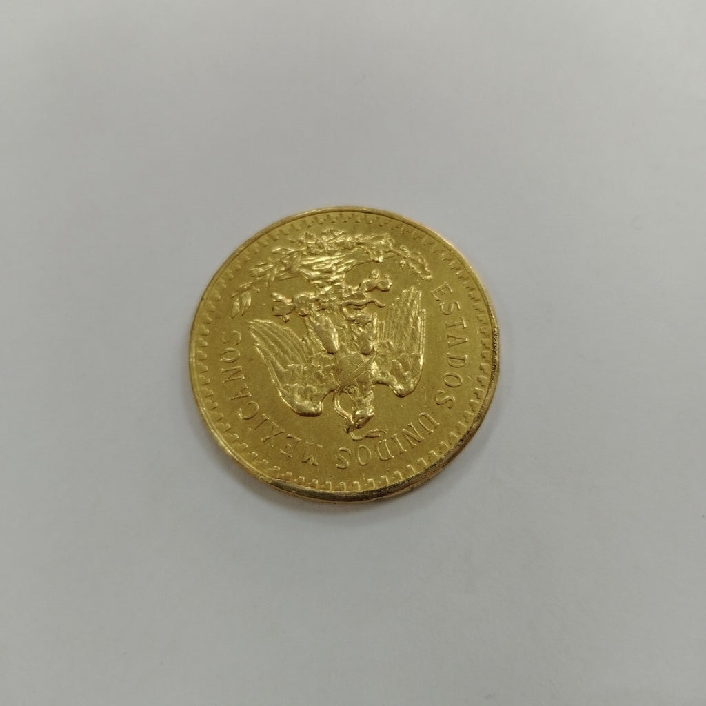 K1 41.7 GRMS 21 K IDENTIFICACIÓN MONEDA NOMINATIVA MONEDAS PESOS 50 PESO (SEMINUEVO)