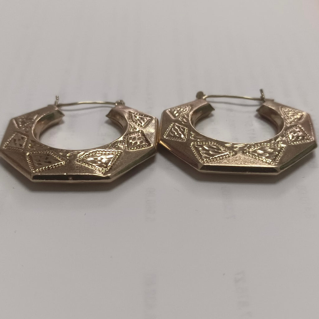ARRACADAS PAR ORO 10 K 4.2 GRMS (SEMINUEVO)