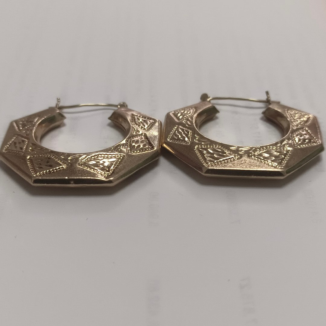 ARRACADAS PAR ORO 10 K 4.2 GRMS (SEMINUEVO)
