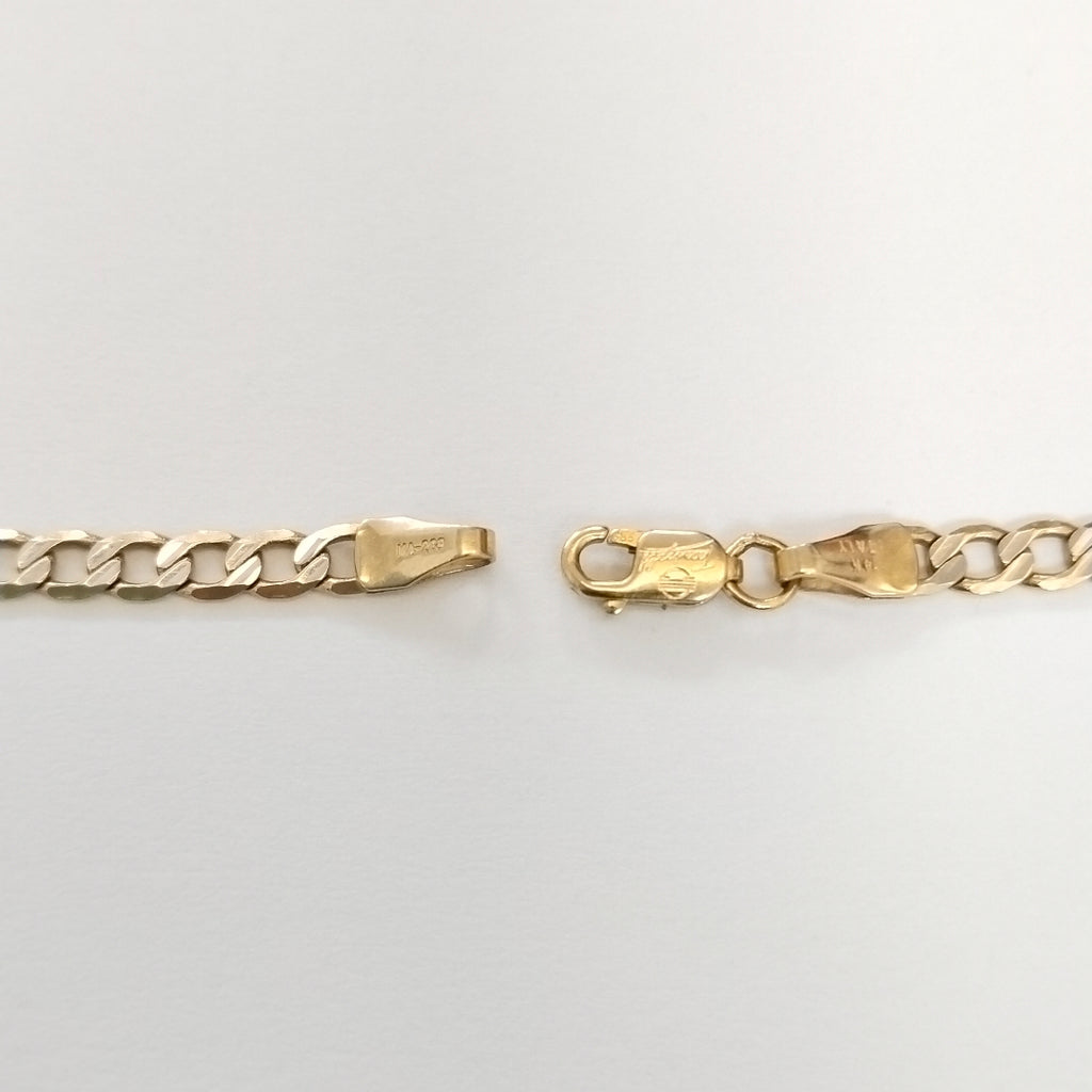 CADENA ORO, RODIADO 14 K 9.5 GRMS (SEMINUEVO)