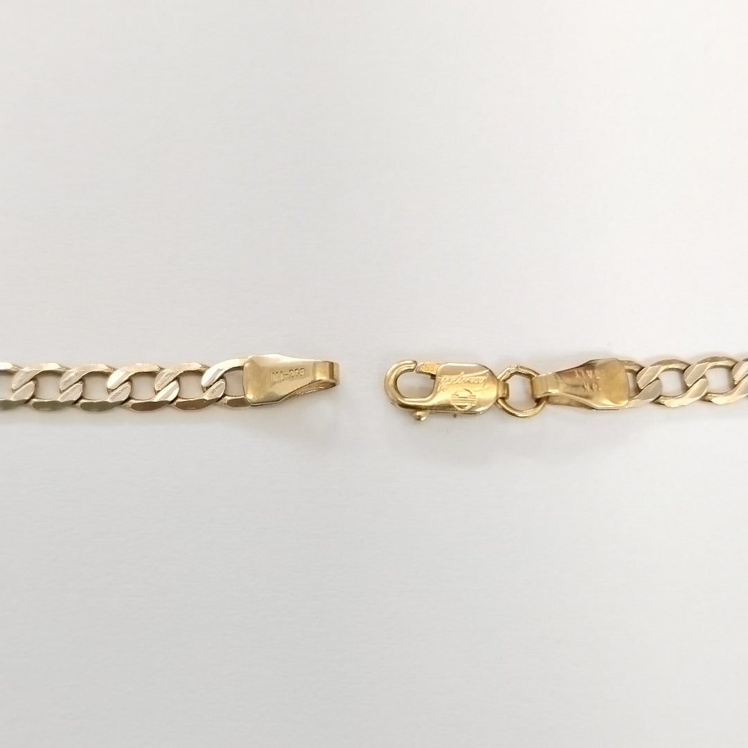 CADENA ORO, RODIADO 14 K 9.5 GRMS (SEMINUEVO)