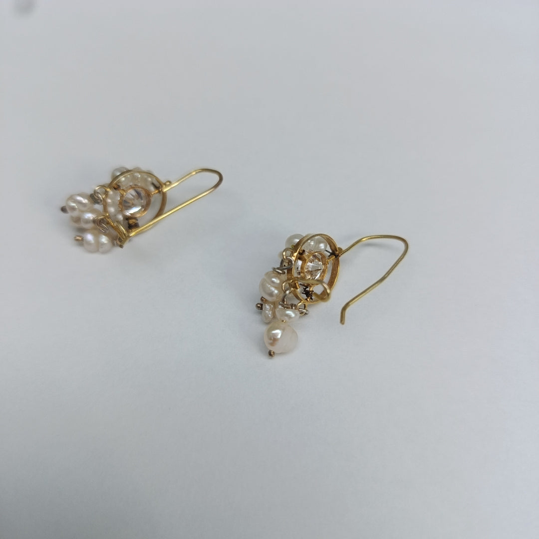 ARETES PAR ORO 10 K 3.3 GRMS (SEMINUEVO)