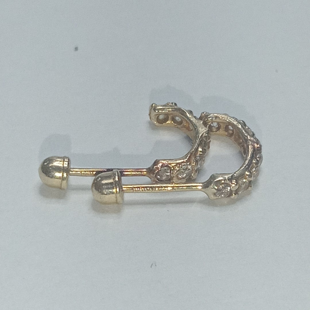 BROQUELES PAR ORO 10 K 0.5 GRMS (SEMINUEVO)
