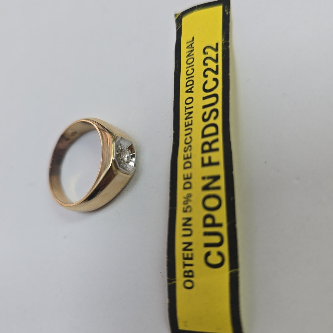 ANILLO ORO 10 K 6 GRMS (SEMINUEVO)