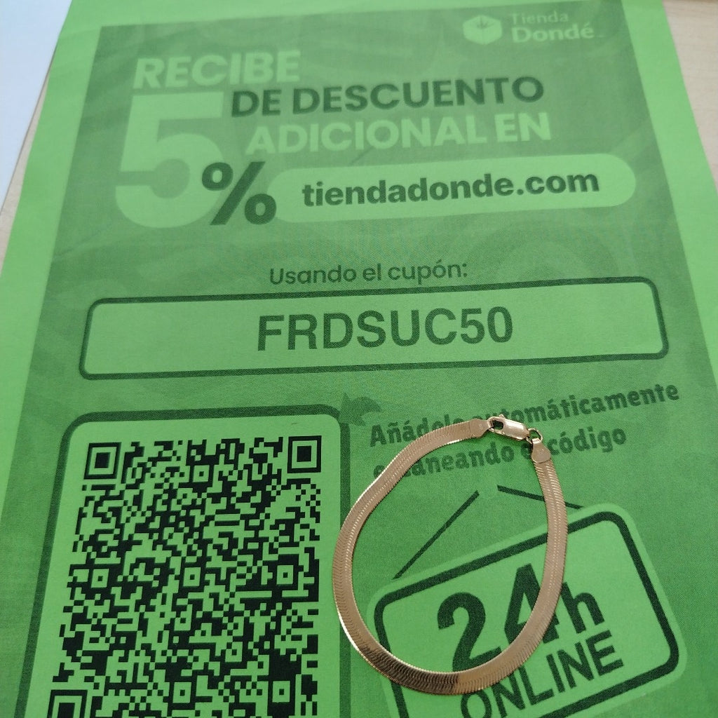 PULSERA ORO 10 K 4.3 GRMS (SEMINUEVO)