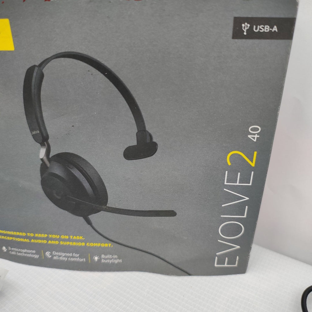 AUDIFONOS JABRA EVOLVE2 40 ALAMBRICO ON EAR (SEMINUEVO)