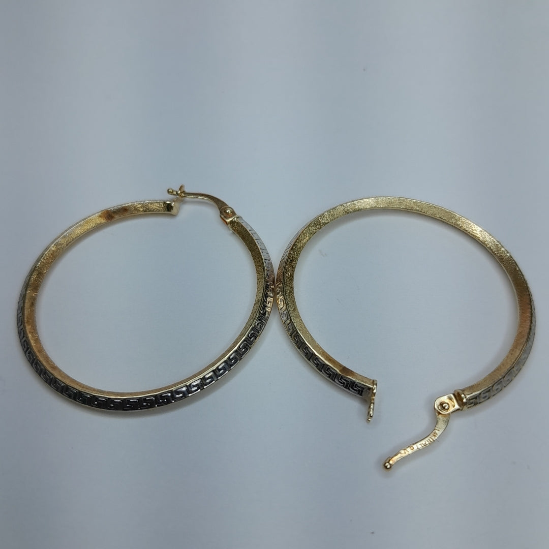ARRACADAS PAR ORO 14 K 2.2 GRMS (SEMINUEVO)