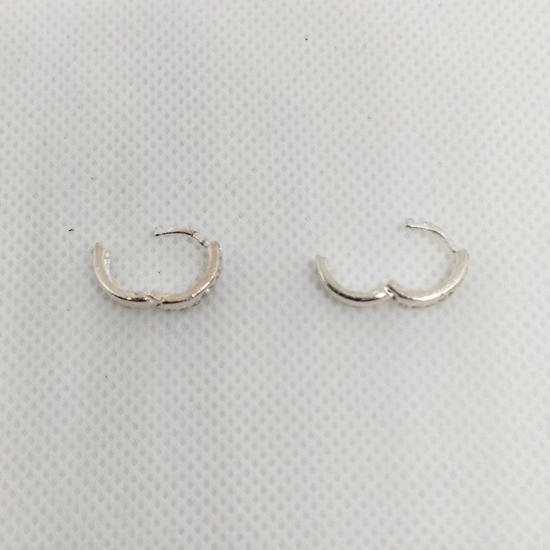 ARRACADAS C/CIRCONIAS PLATA .925 2.1 GR (NUEVO)
