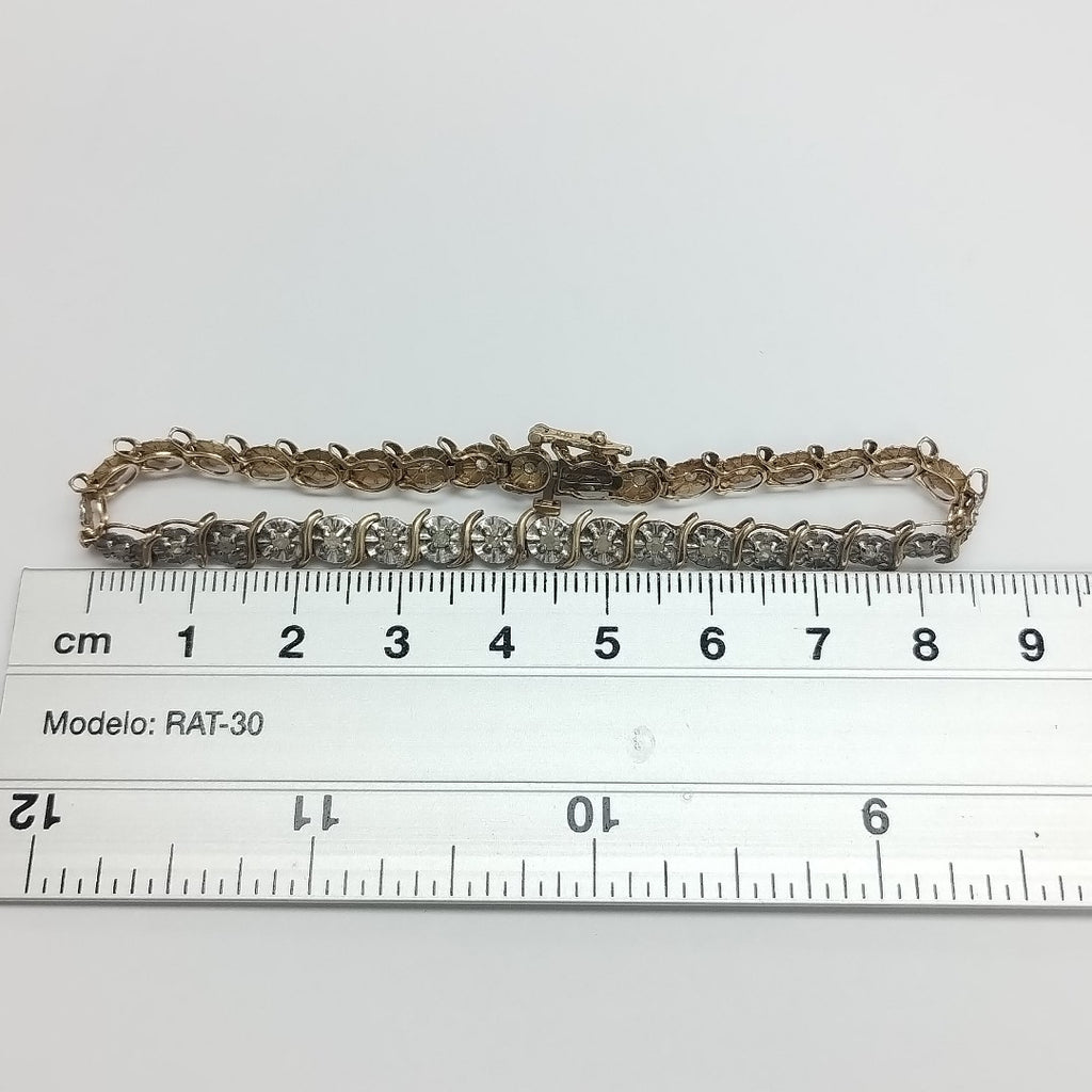 ANILLITO, PULSERA ORO 10 K 6.1 GRMS (SEMINUEVO)
