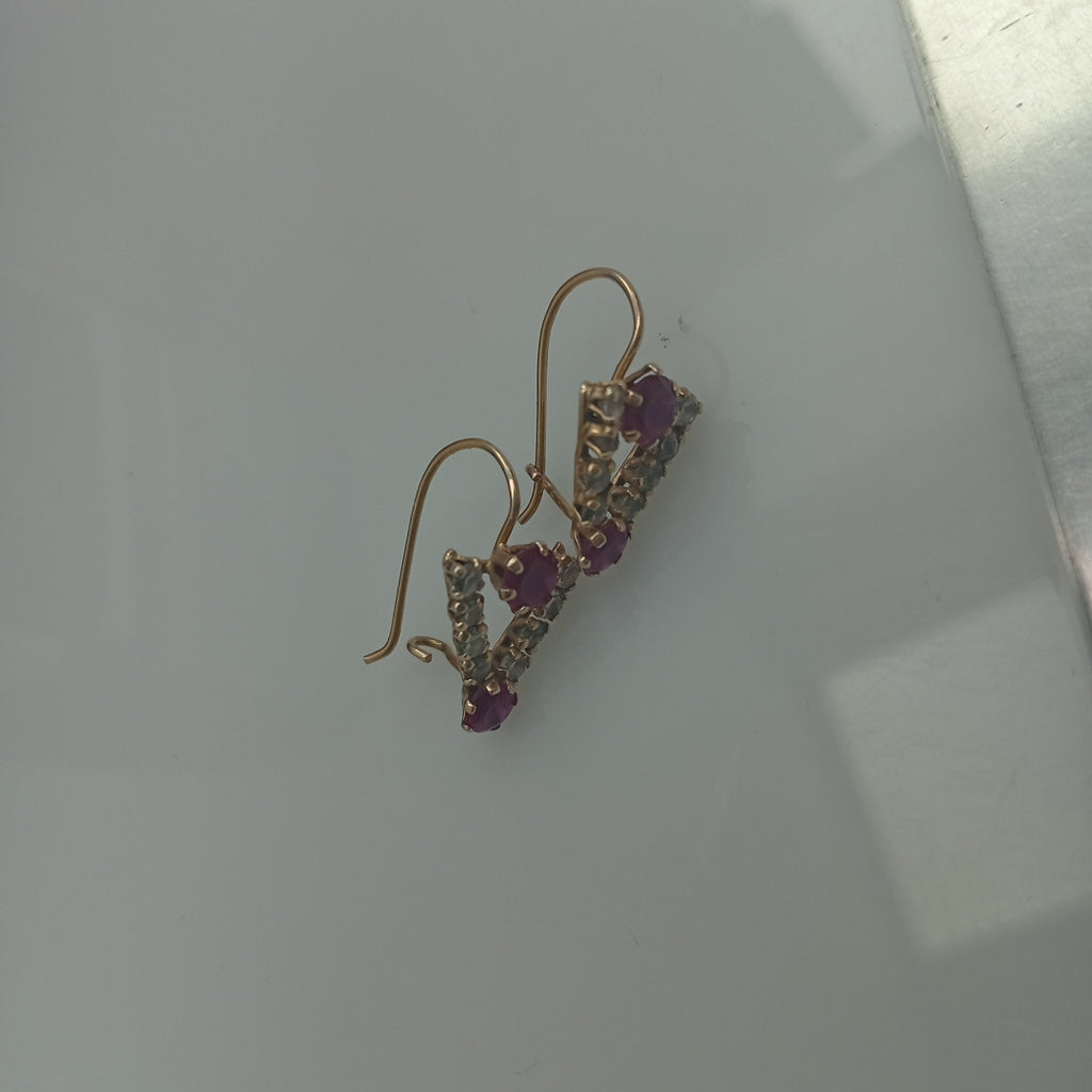 ARETES PAR ORO 10 K 2.2 GRMS (SEMINUEVO)