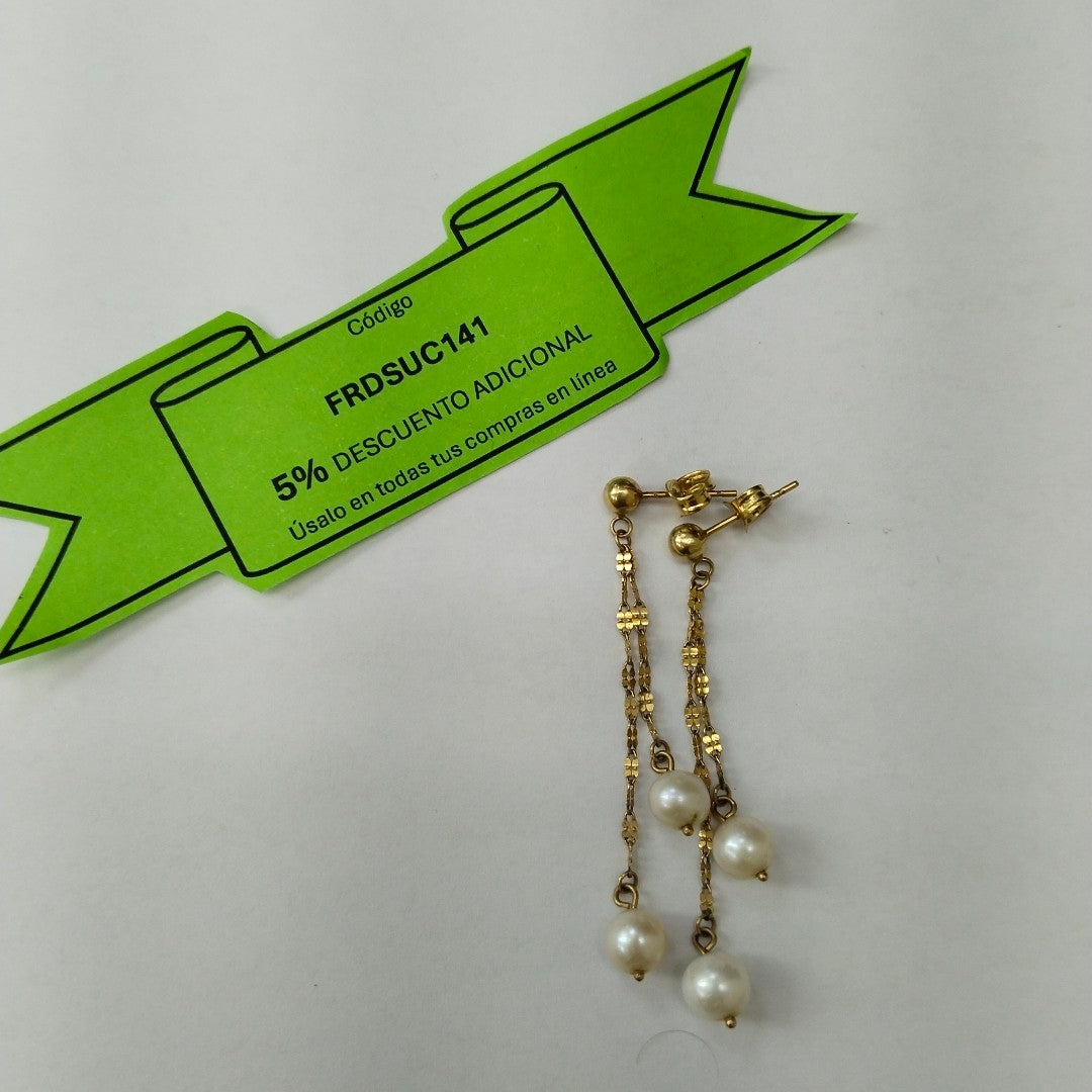 ARETES PAR ORO 10 K 2,50 GRMS (SEMINUEVO)
