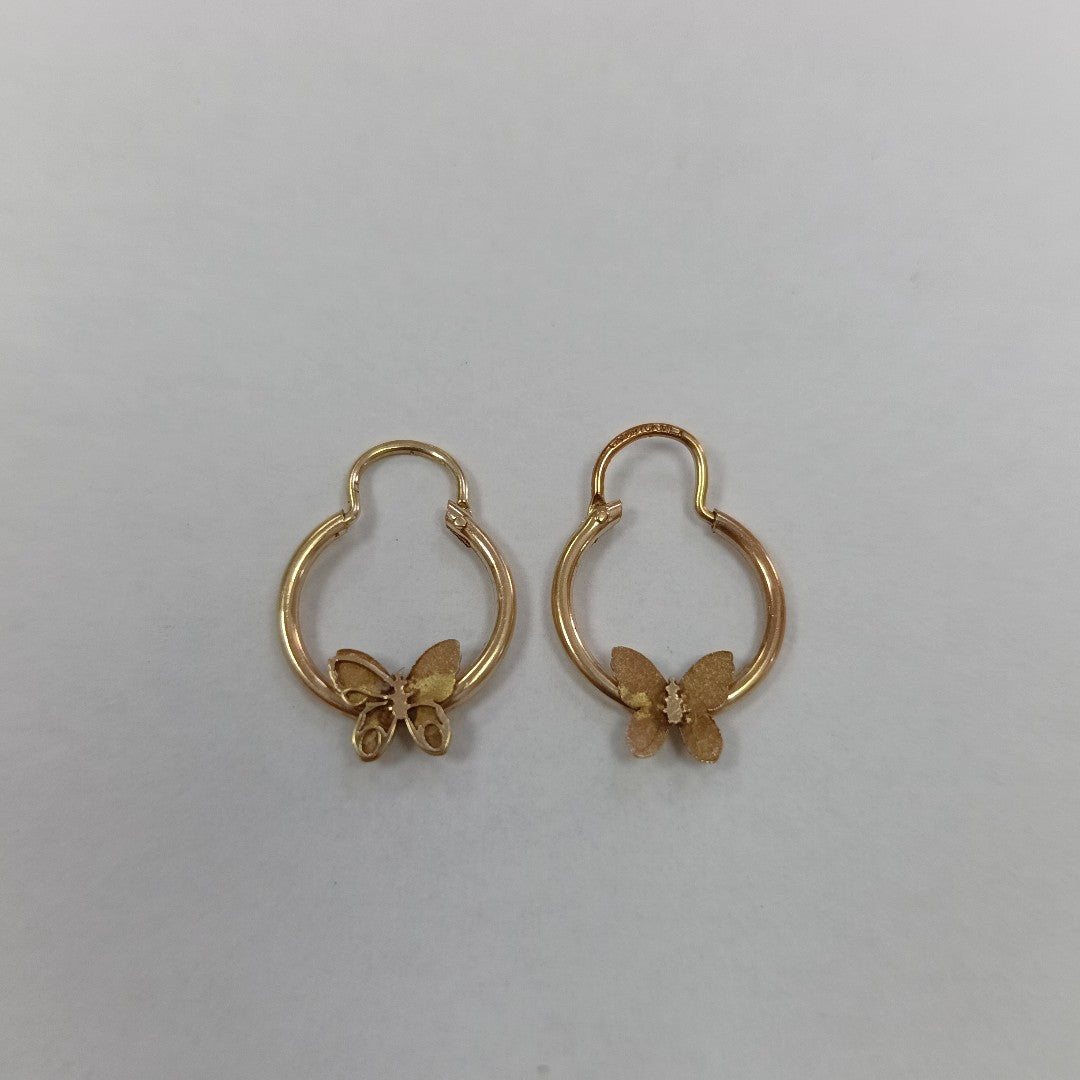 ARETES PAR ORO 10 K 1.1 GRMS (SEMINUEVO)