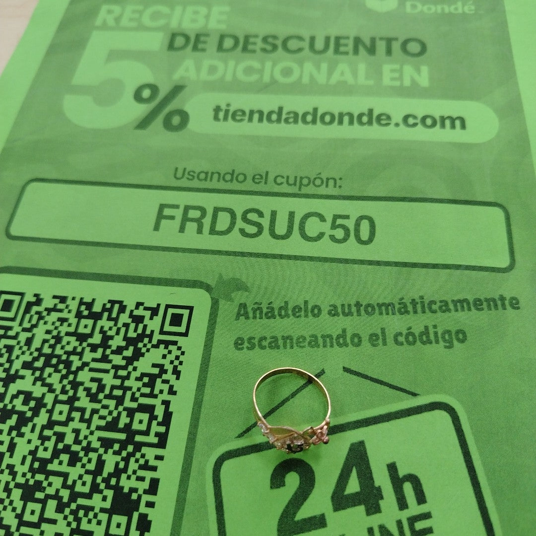 ANILLO ORO 10 K 2.2 GRMS (SEMINUEVO)