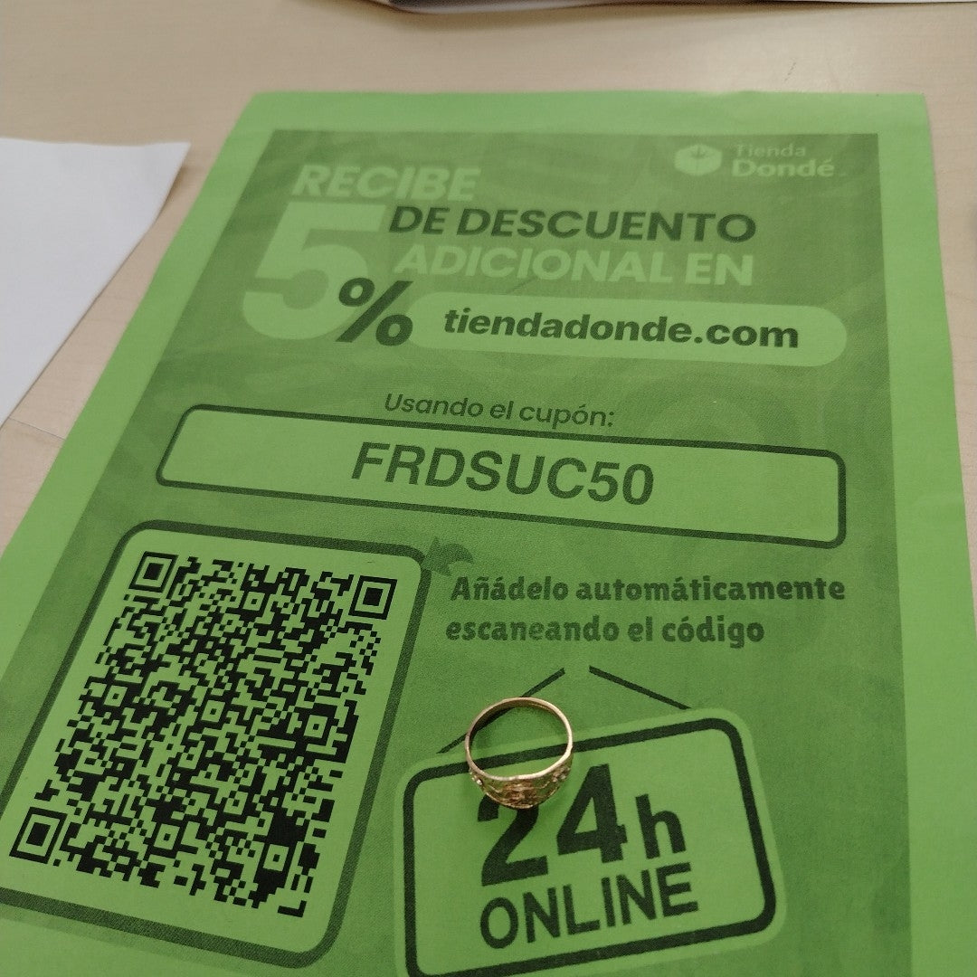 ANILLITO ORO 10 K 2.6 GRMS (SEMINUEVO)